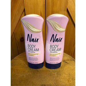 Nair Hair Remover Lotion Cocoa Butter & Vitamin-E 9 Ounce (2 Pack) (8249)